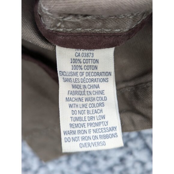 American Eagle Y2K Cargo Jacket Juniors S Velvet Tie Military Canvas Boho Brown - Picture 12 of 13